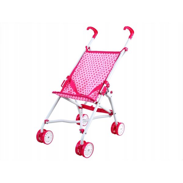 Jokomisiada Puppenwagen, hellrosa, faltbar, 3+ Jahre