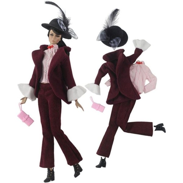 Kleidung für American Doll 30 cm – Freizeitkleidung, Mantel und Accessoires für SD Doll 1/6