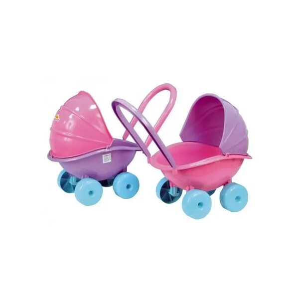 Giochi per Bambini: Passeggino Profondo per Bambole Dohany 5013 colorato e leggero