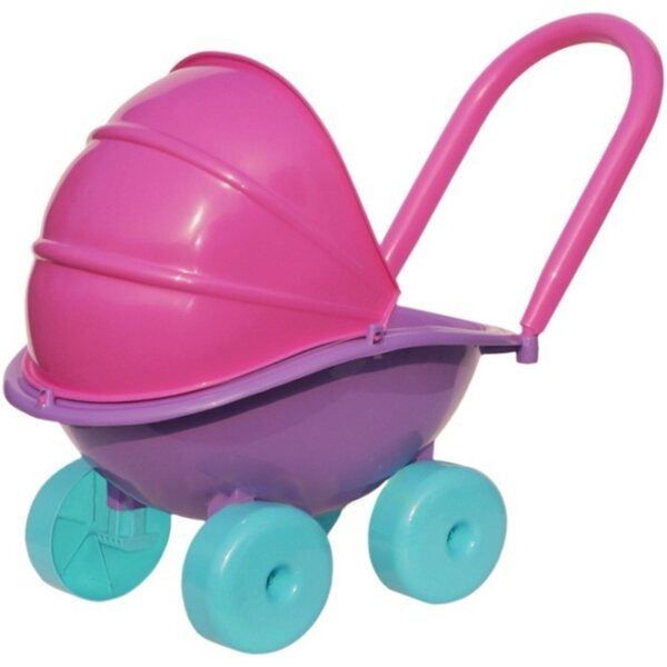 Passeggino per bambole con gondola in plastica resistente per bambine da 3 anni in su