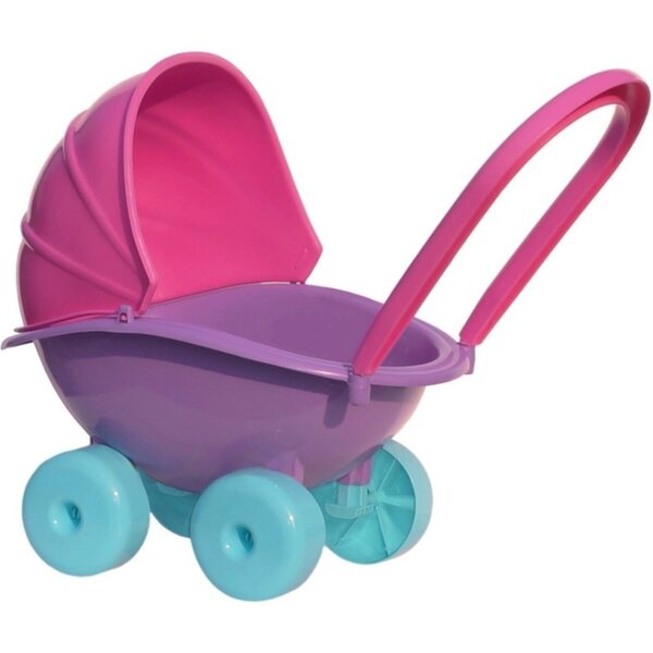 Passeggino per bambole con gondola in plastica resistente per bambine da 3 anni in su