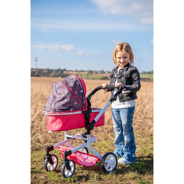 2 in 1 Kombi Mika Bayer Chic Puppenwagen mit verstellbarer Struktur