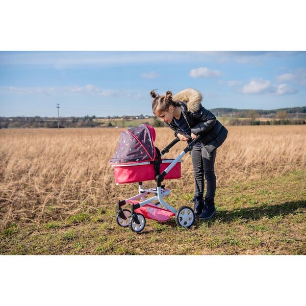 2 in 1 Kombi Mika Bayer Chic Puppenwagen mit verstellbarer Struktur