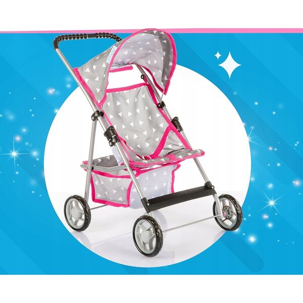 3 in 1 Kinderspielwagen für Puppen bis 40 cm, leicht und waschbar