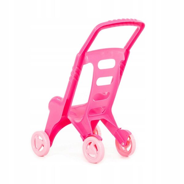 Passeggino per bambole Polesie Lili con ruote grandi e sicurezza, ideale per bambini