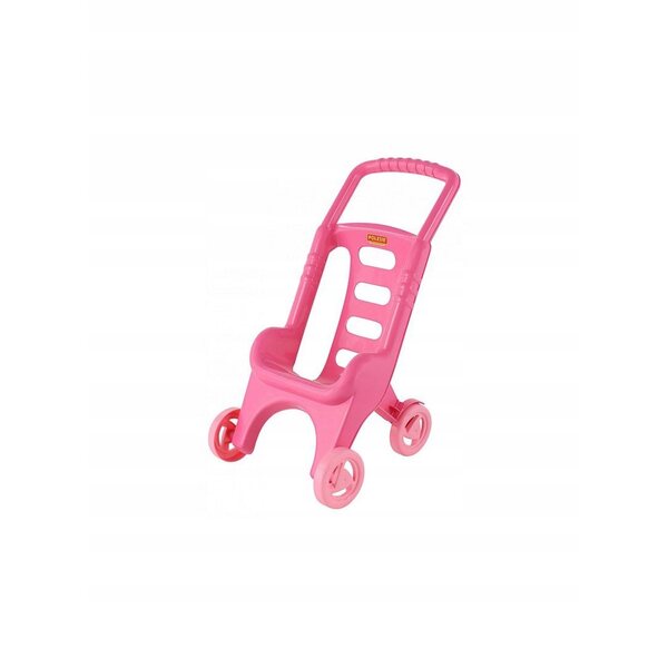 Passeggino per bambole Polesie Lili con ruote grandi e sicurezza, ideale per bambini