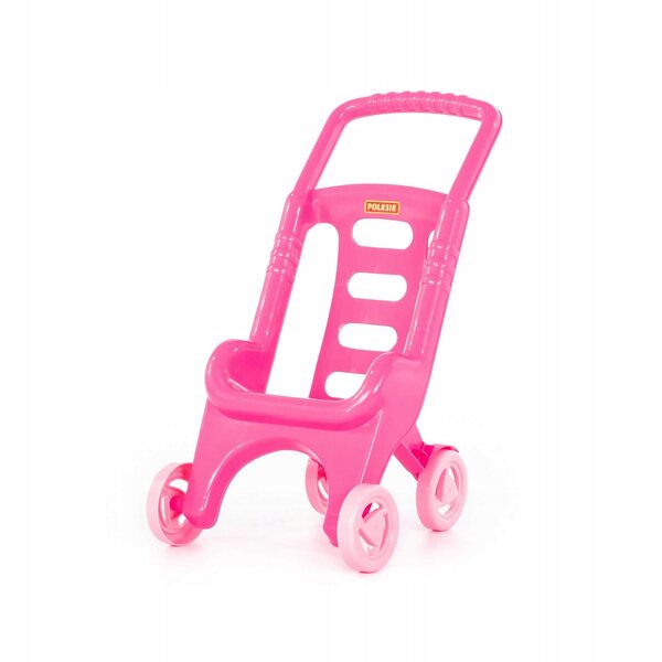 Passeggino per bambole Polesie Lili con ruote grandi e sicurezza, ideale per bambini