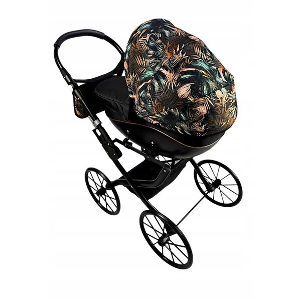 Tiefer Kinderwagen für Puppen KacBru Limited Edition im Retro-Stil