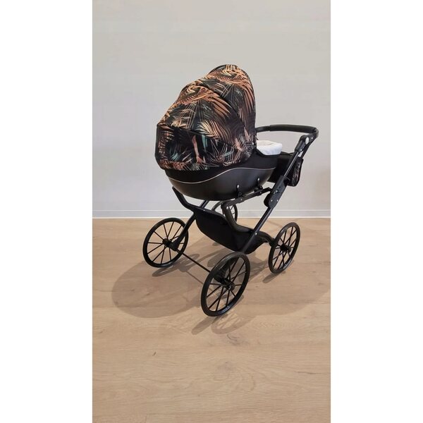 Tiefer Kinderwagen für Puppen KacBru Limited Edition im Retro-Stil