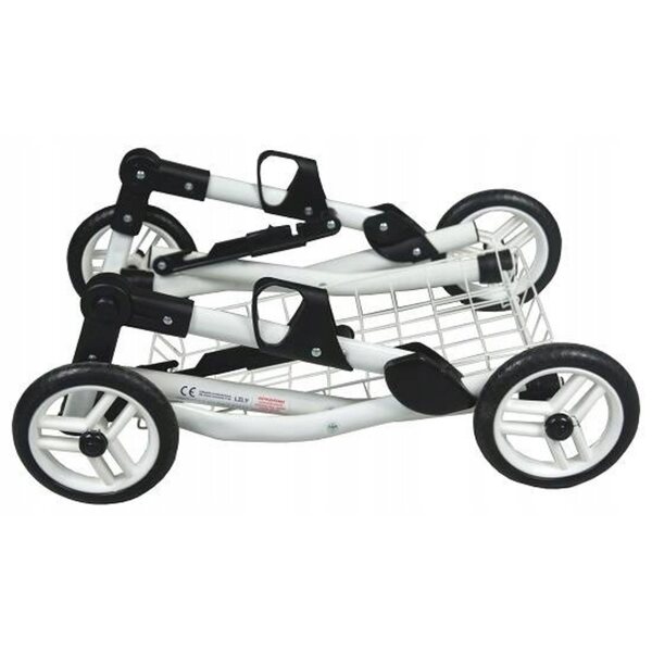 Adbor Lily Sport Puppenwagen mit Tasche und Korb LS-16