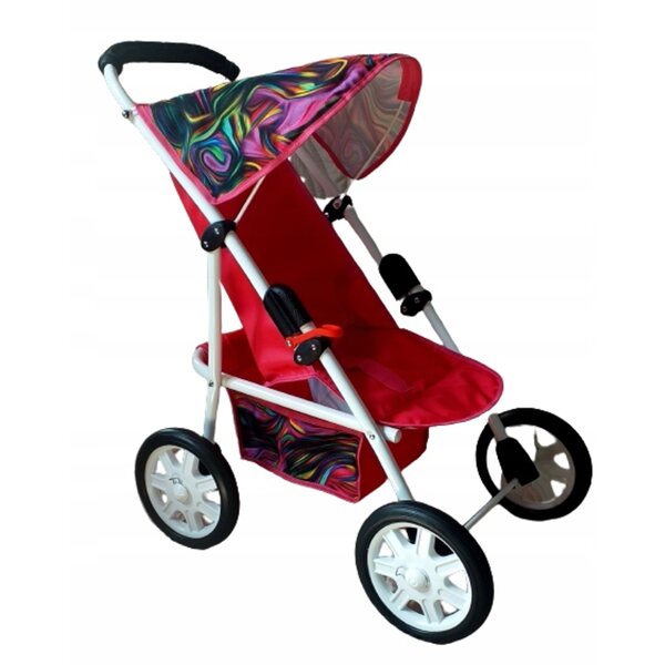 DARIA LUX leichter und sicherer Kinderwagen für Mädchen ab 3 Jahren
