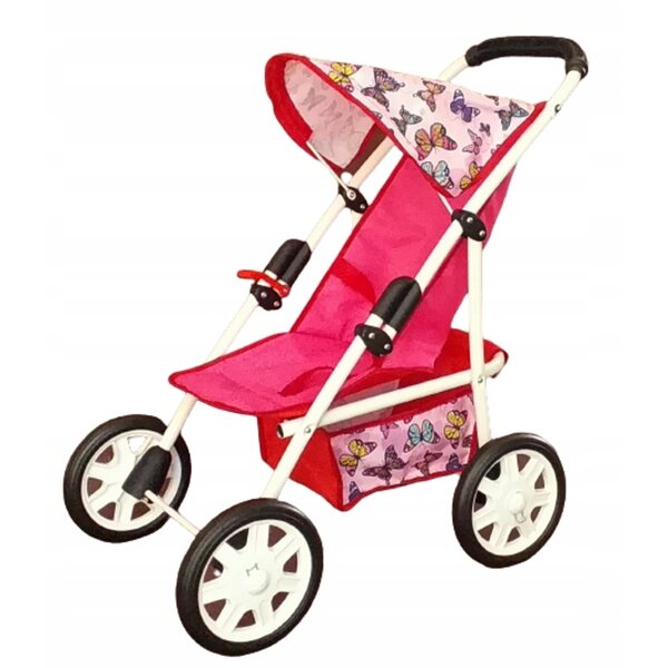 DARIA LUX leichter und sicherer Kinderwagen für Mädchen ab 3 Jahren