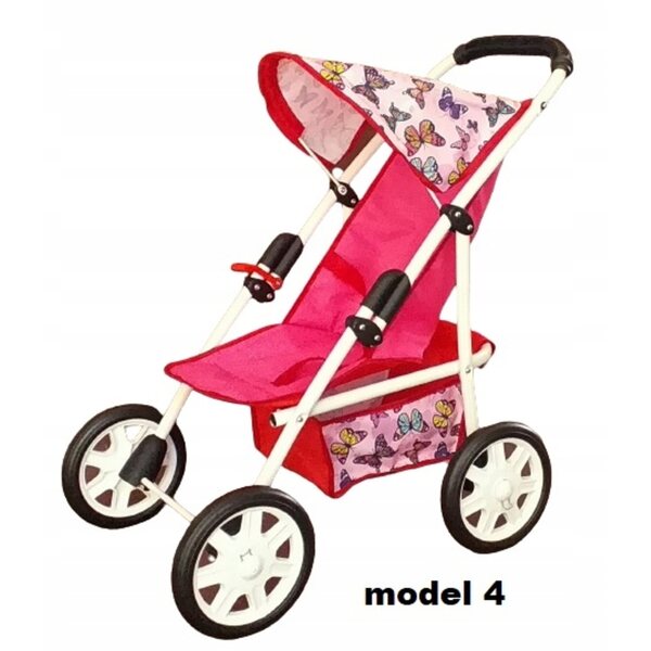 DARIA LUX leichter und sicherer Kinderwagen für Mädchen ab 3 Jahren