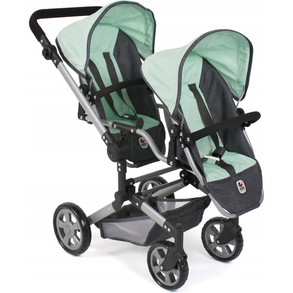 Bayer Chic 2000 Duo Melange – Verstellbarer Spielzeug-Kinderwagen für Puppen