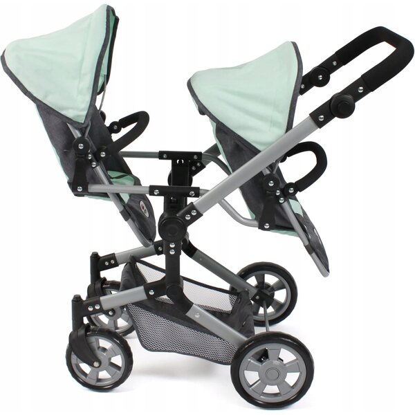 Bayer Chic 2000 Duo Melange – Verstellbarer Spielzeug-Kinderwagen für Puppen
