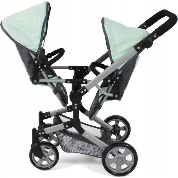 Bayer Chic 2000 Duo Melange – Verstellbarer Spielzeug-Kinderwagen für Puppen