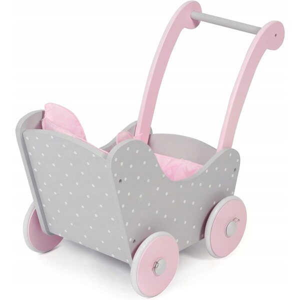 Bayer Chic 2000 Puppenwagen aus Holz und Stoff für Kinder ab 3 Jahren