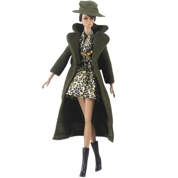 Winterkleidung für amerikanische Puppe 30 cm SD BJD 1/6, komplettes und waschbares Set