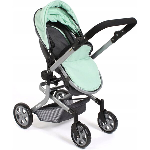 2 in 1 Kombi Mika Bayer Schicker Puppenwagen mit elegantem Gestell und praktischen Funktionen