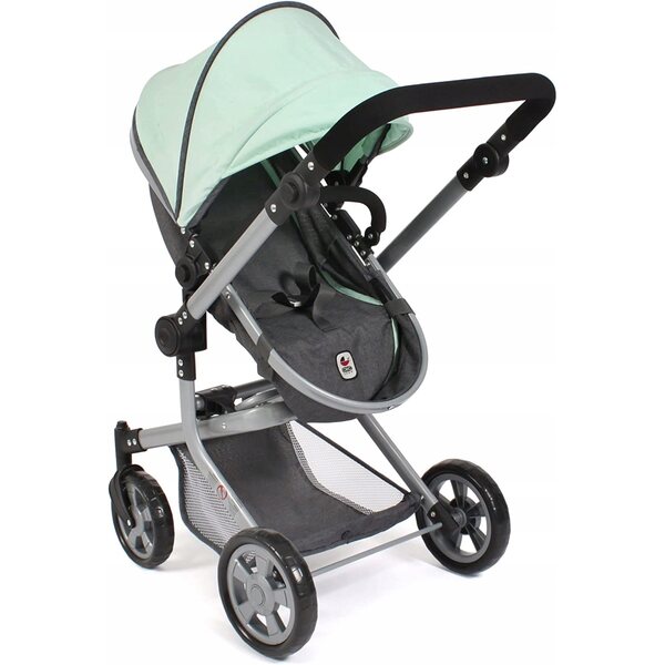 2 in 1 Kombi Mika Bayer Schicker Puppenwagen mit elegantem Gestell und praktischen Funktionen
