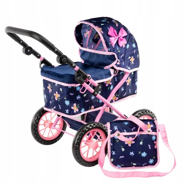 Kinderplay verstellbarer und langlebiger tiefer Puppenwagen mit Aluminiumrahmen