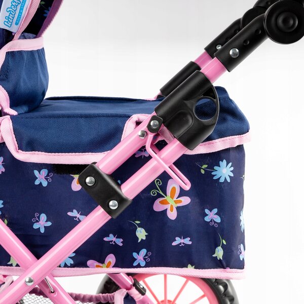 Kinderplay verstellbarer und langlebiger tiefer Puppenwagen mit Aluminiumrahmen