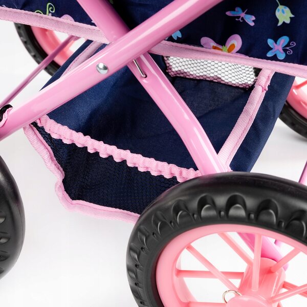 Kinderplay verstellbarer und langlebiger tiefer Puppenwagen mit Aluminiumrahmen