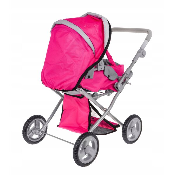 2-in-1-Kinderwagen für Ramiz-Puppen mit Gondel und verstellbarem Sitz