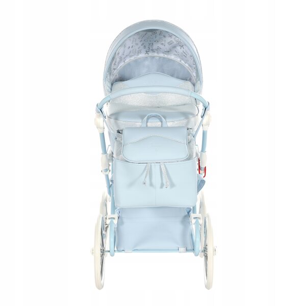 Junama Dolce Mini Puppenwagen mit großen Rädern und verstellbarem Griff