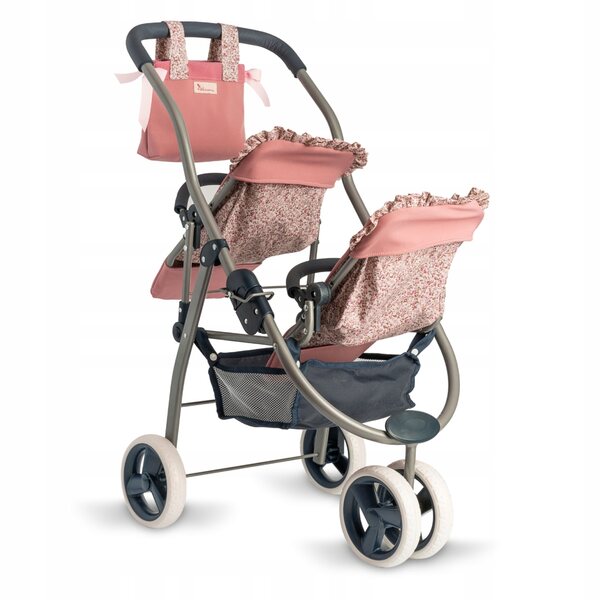 Martina ASI Doppelkinderwagen für Puppen mit elegantem und sicherem Design