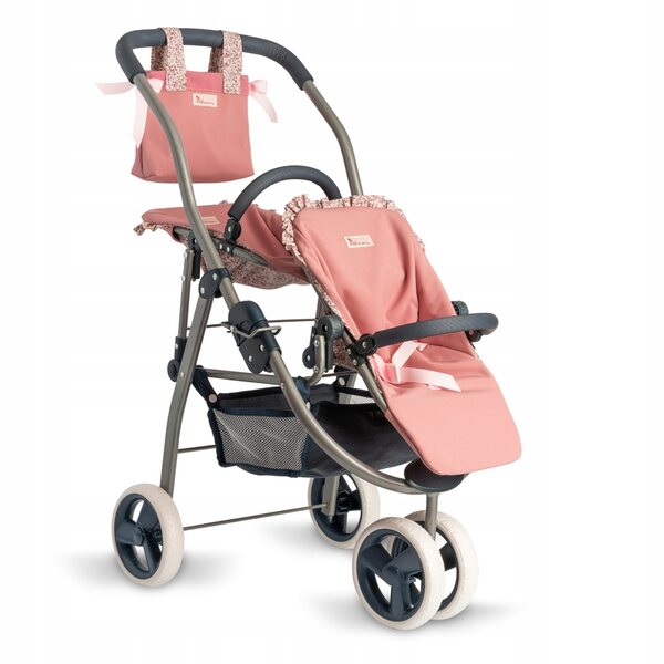 Martina ASI Doppelkinderwagen für Puppen mit elegantem und sicherem Design