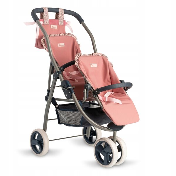 Martina ASI Doppelkinderwagen für Puppen mit elegantem und sicherem Design