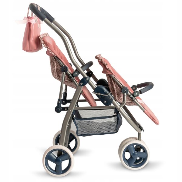 Martina ASI Doppelkinderwagen für Puppen mit elegantem und sicherem Design