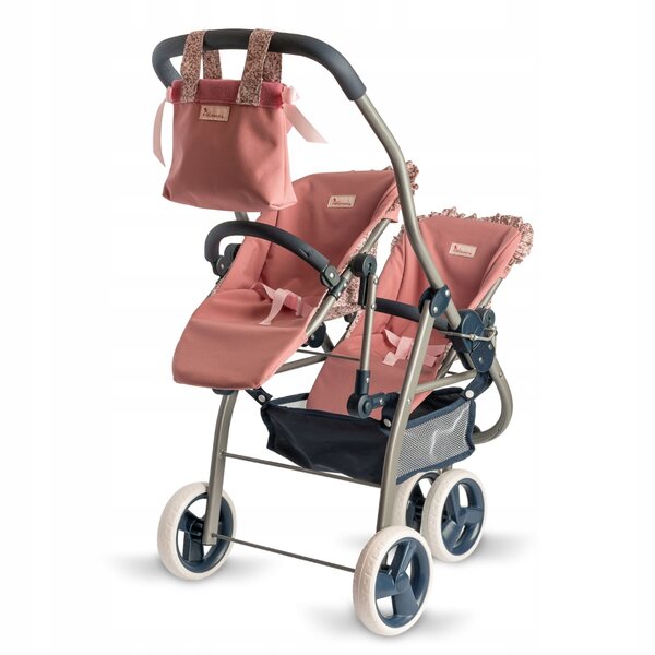 Martina ASI Doppelkinderwagen für Puppen mit elegantem und sicherem Design