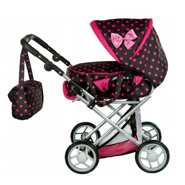 3-in-1-Kinderspielset: robuster und leichter Kinderwagen, Kinderbett und Laufstall für Puppen