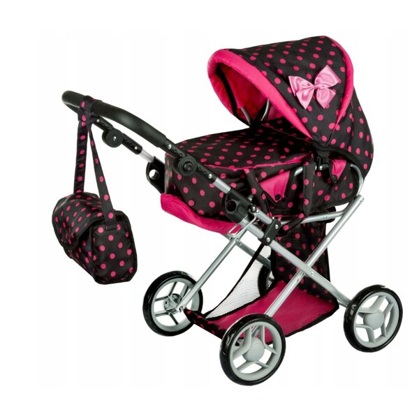 3-in-1-Kinderspielset: robuster und leichter Kinderwagen, Kinderbett und Laufstall für Puppen