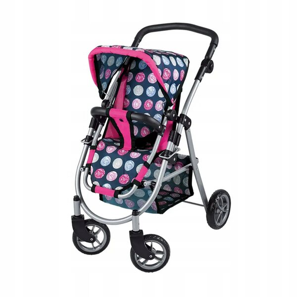 Woopie Royal Puppenwagen mit verstellbarem Sitz und drehbaren Rädern