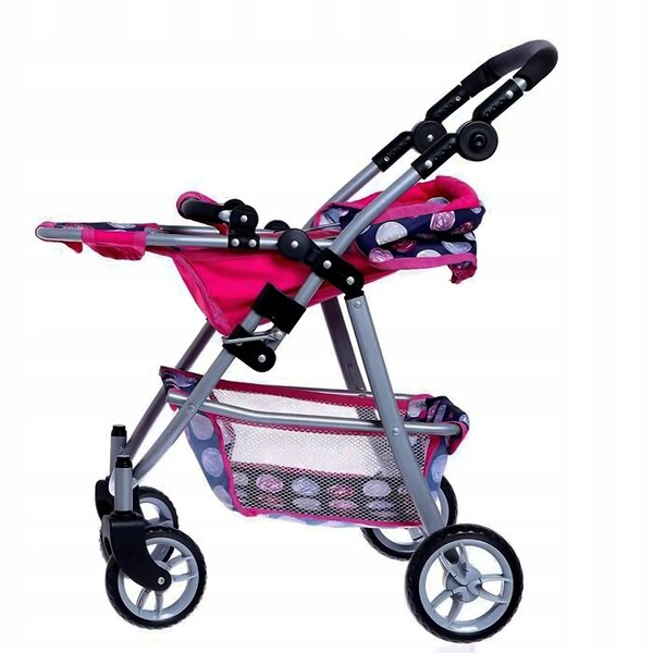 Woopie Royal Puppenwagen mit verstellbarem Sitz und drehbaren Rädern