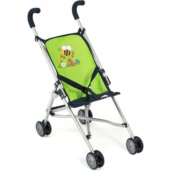 Bayer Chic Mini-Buggy Roma Puppenwagen grün, leicht zusammenklappbar