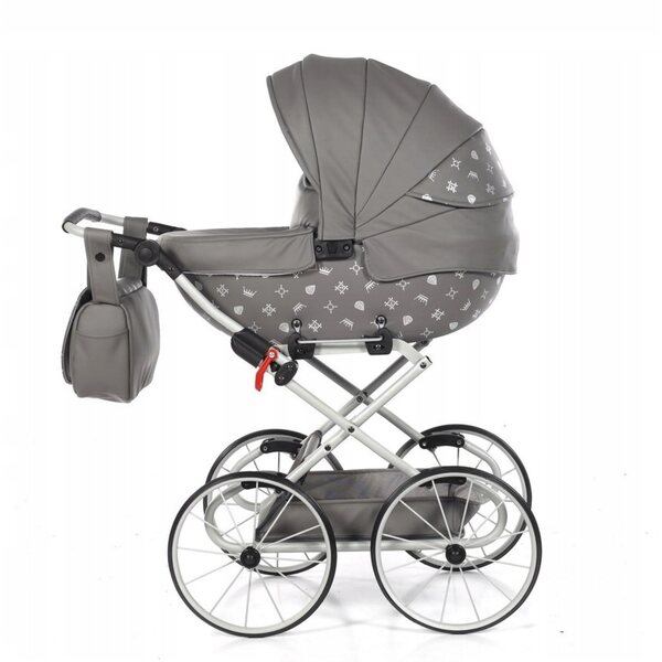 Passeggino per bambole Tako Laret Imperial Mini Classic rosa con ruote grandi
