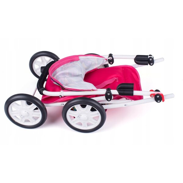 Children's World W02 faltbarer Puppenwagen aus Metall und Stoff