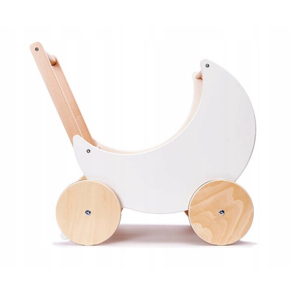 Coil 3in1 Puppenwagen aus Holz mit Schieber und rutschfesten Rädern