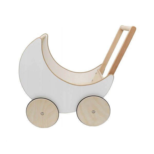Coil 3in1 Puppenwagen aus Holz mit Schieber und rutschfesten Rädern