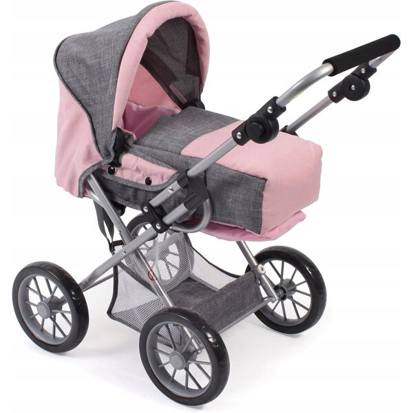 Großer 2 in 1 Bayer Chic 2000 Leni Puppenwagen mit Gondel- und Kinderwagenfunktion