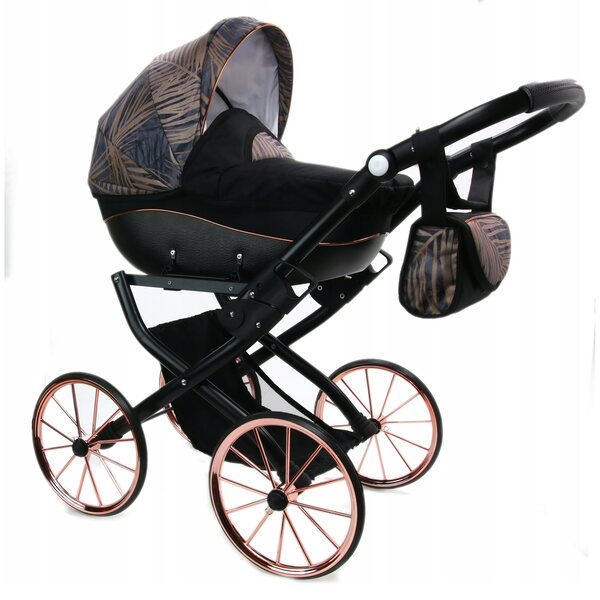 Tiefer Puppenwagen Raj Malucha Maja Exclusiv in der Farbe Copper Leaf