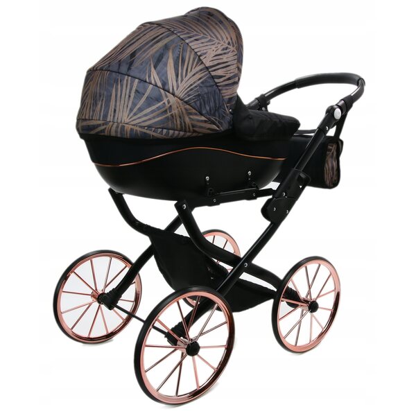 Tiefer Puppenwagen Raj Malucha Maja Exclusiv in der Farbe Copper Leaf
