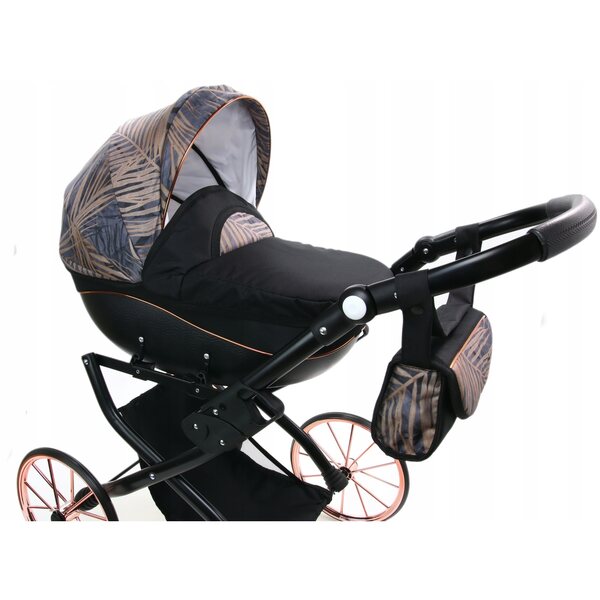 Tiefer Puppenwagen Raj Malucha Maja Exclusiv in der Farbe Copper Leaf