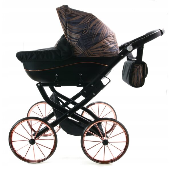 Tiefer Puppenwagen Raj Malucha Maja Exclusiv in der Farbe Copper Leaf