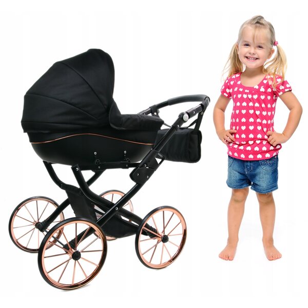 Tiefer Puppenwagen Raj Malucha Maja Exclusiv in der Farbe Copper Leaf
