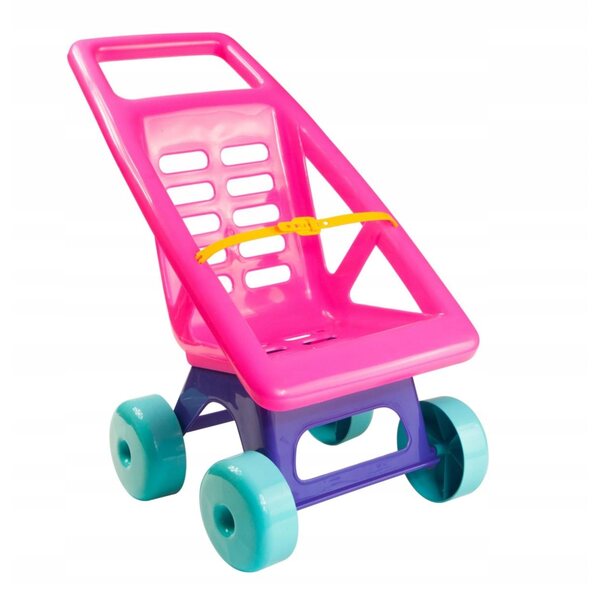 Passeggino giocattolo medio in plastica per bambole, colori assortiti